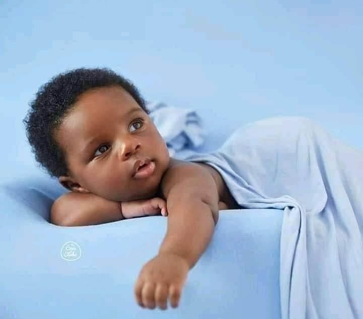 Baby lying down